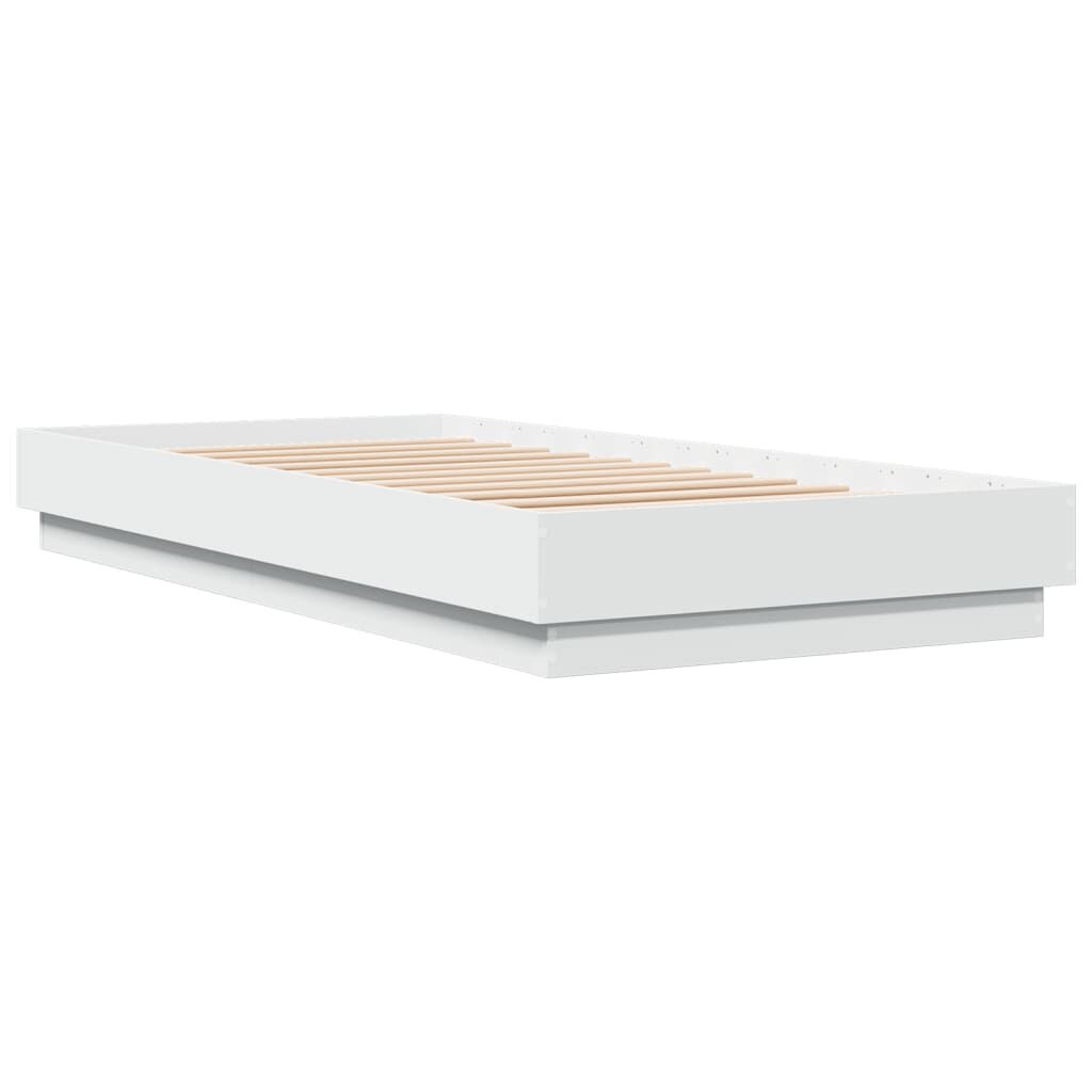 vidaXL Bedframe Wit met LED (53% Korting) - 100x200cm