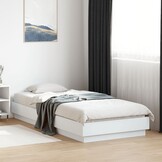 vidaXL Bedframe Wit met LED (53% Korting) - 100x200cm