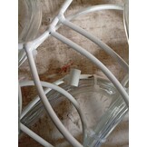 vidaXL Kerstfiguur Rendier Koudwit - 76x42x87 cm | -51%