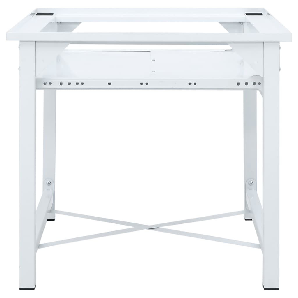 vidaXL Wasmachineverhoger met schap - Wit (33% korting)