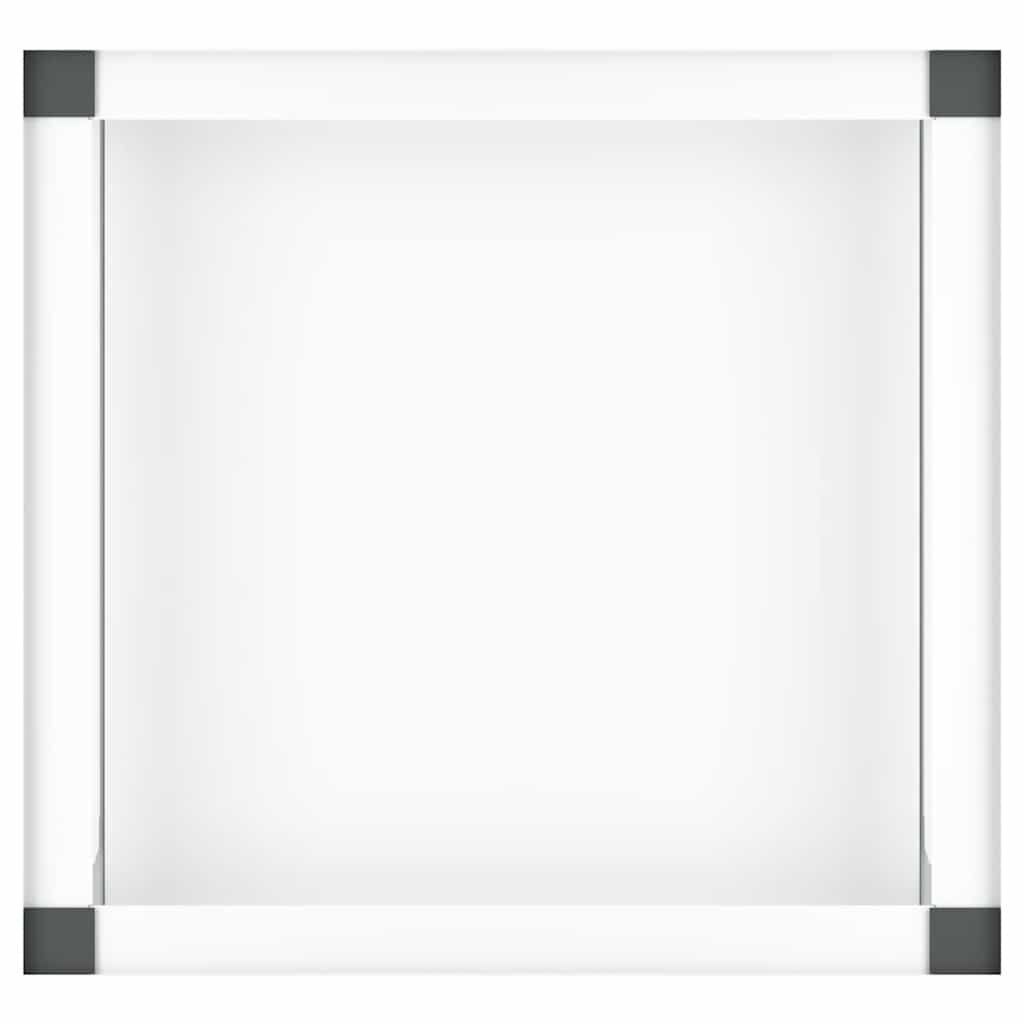 vidaXL Wasmachineverhoger met schap - Wit (33% korting)