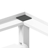 vidaXL Wasmachineverhoger met schap - Wit (33% korting)