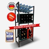 Drankrattenrek met Wijnrek - Antracietgrijs | 59% Korting!