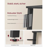 VASAGLE Hoekrek 53% Korting - Industrieel Design