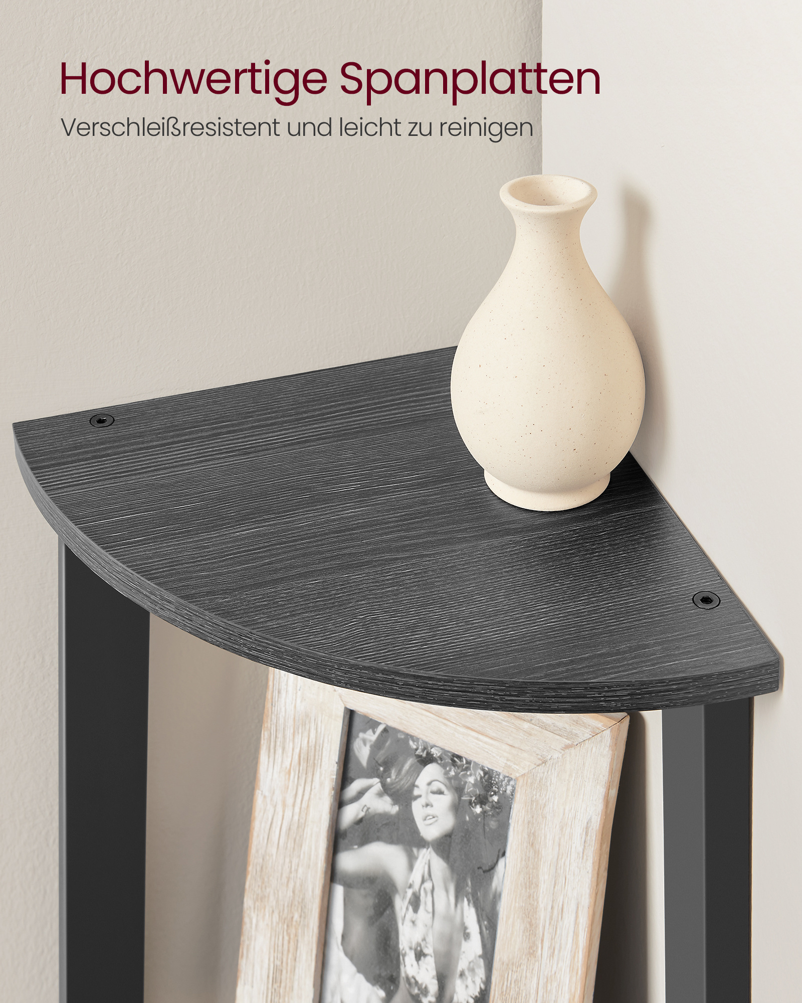 VASAGLE Hoekrek 53% Korting - Industrieel Design