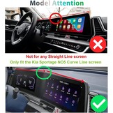 45% KORTING: Kia Sportage NQ5 Navigatie & Virtual Cockpit Beschermfolie