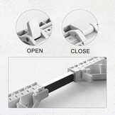 DEWEL Wasmachineonderlegger - Verstelbaar & Trillingsvrij (60% Korting)