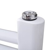 VidaXL Handdoekradiator Curve Wit - 500x764mm (59% Korting)