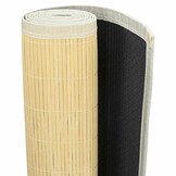 vidaXL Bamboe Tapijt 100x160 cm Naturel - 33% Korting