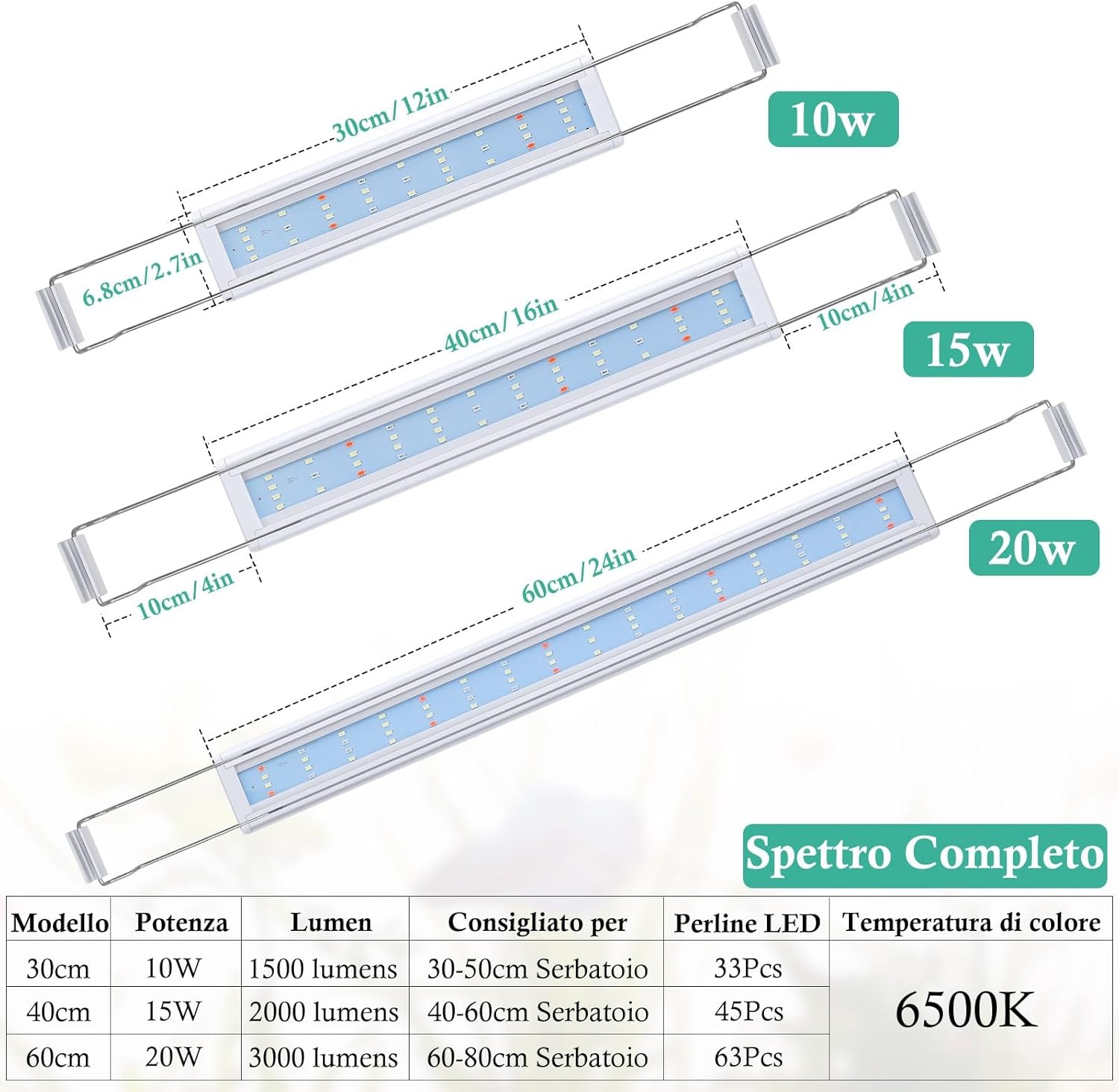 Aquarium LED Verlichting (30-50cm) - 38% Korting