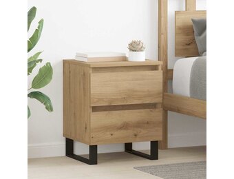 vidaXL Nachtkastje Eikenkleurig - 33% Korting!