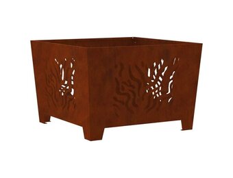 vidaXL Vuurkorf Cortenstaal 60x60x40cm - 31% Korting!
