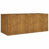 vidaXL Verhoogde Plantenbak Cortenstaal 200x80x80 cm - 59% Korting