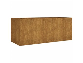 vidaXL Verhoogde Plantenbak Cortenstaal 200x80x80 cm - 59% Korting
