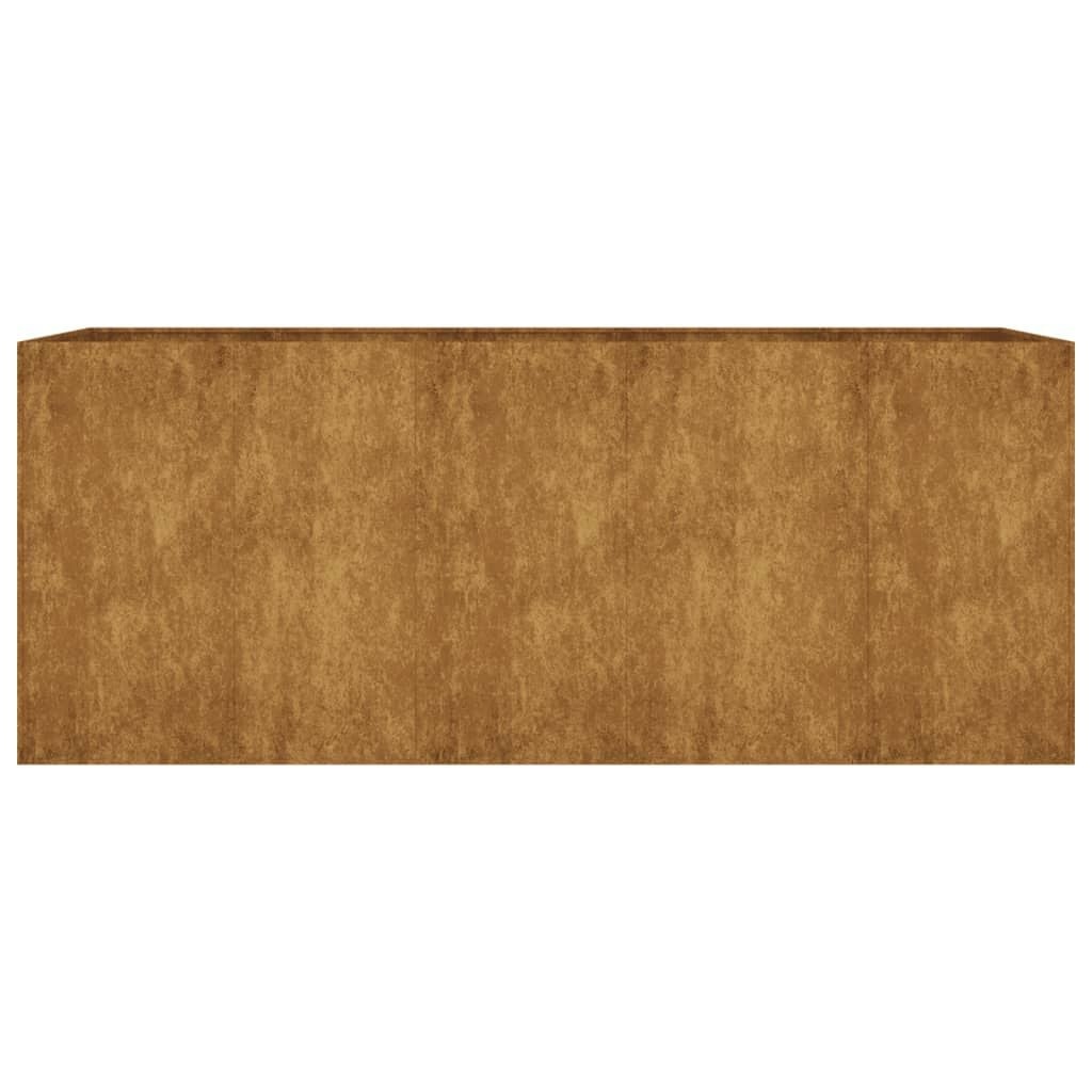 vidaXL Verhoogde Plantenbak Cortenstaal 200x80x80 cm - 59% Korting