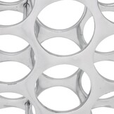 vidaXL Wijnrek Aluminium Zilver - 34% Korting
