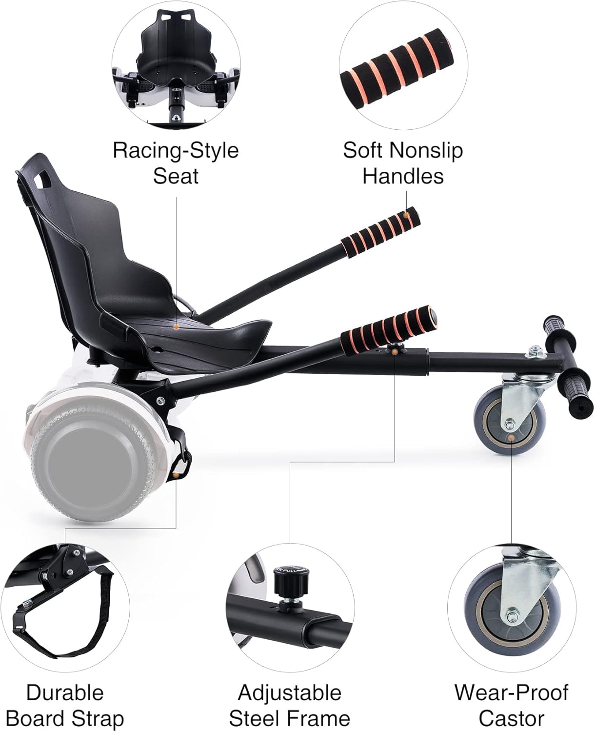 CO-Z Hoverkart Zitje - 1% Korting!