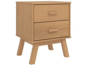 vidaXL Nachtkastje OLDEN Grenenhout (33% Korting)