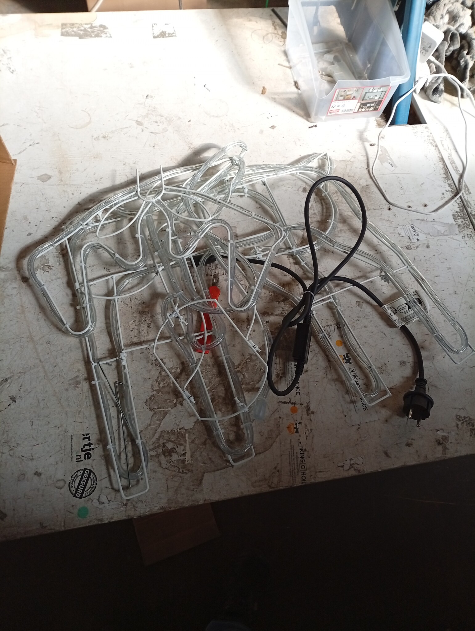 VidaXL Kerstfiguur Rendier Warmwit 76x42x87 cm - 51% Korting!