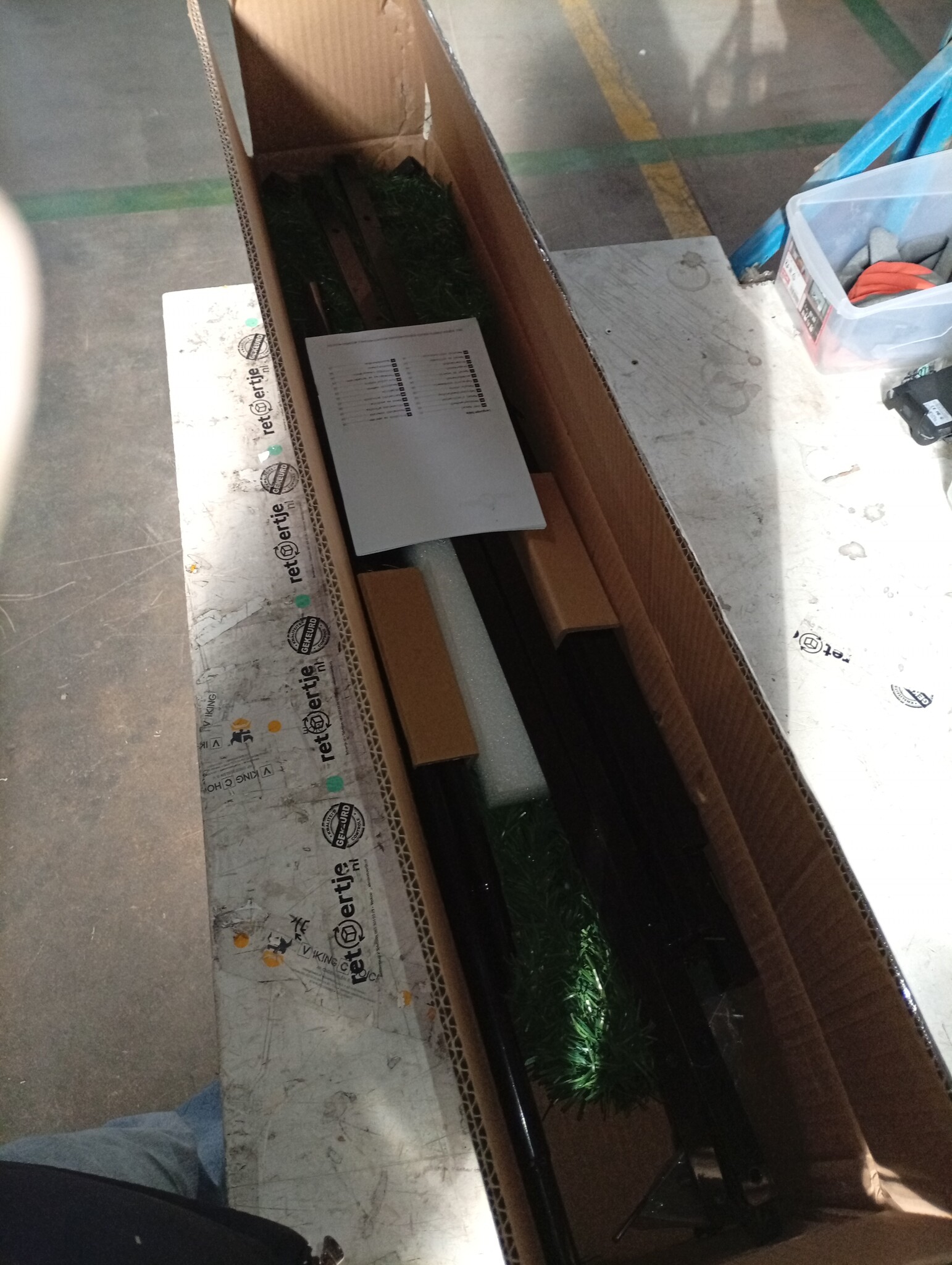 vidaXL LED Kerstboom 247 cm Koud Wit - 58% Korting!