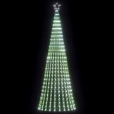 vidaXL LED Kerstboom 247 cm Koud Wit - 58% Korting!