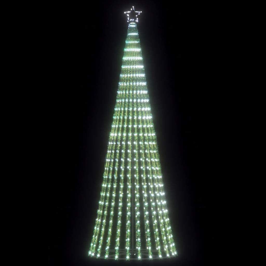 vidaXL LED Kerstboom 247 cm Koud Wit - 58% Korting!