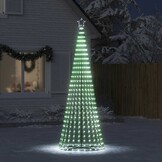 vidaXL LED Kerstboom 247 cm Koud Wit - 58% Korting!