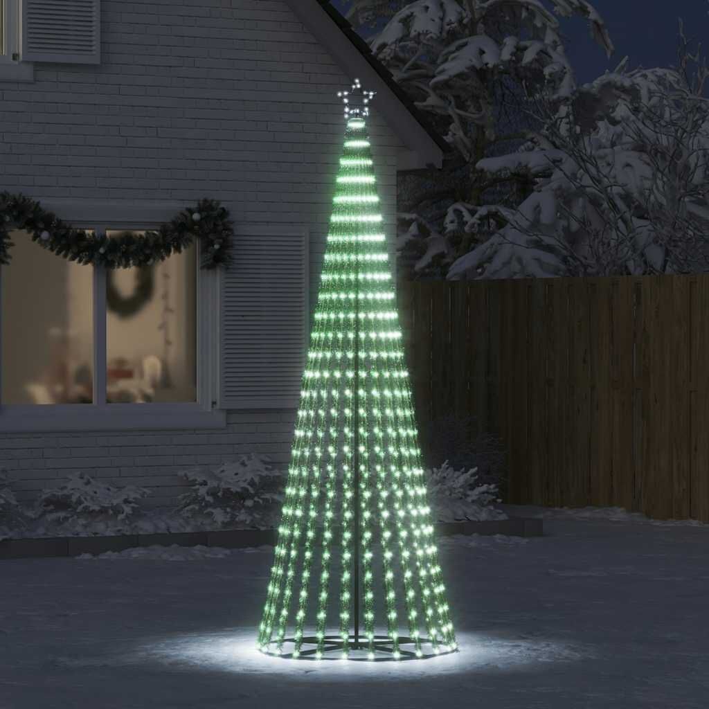 vidaXL LED Kerstboom 247 cm Koud Wit - 58% Korting!