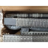 vidaXL Ligbed Poly Rattan Grijs met Kussen (54% Korting)