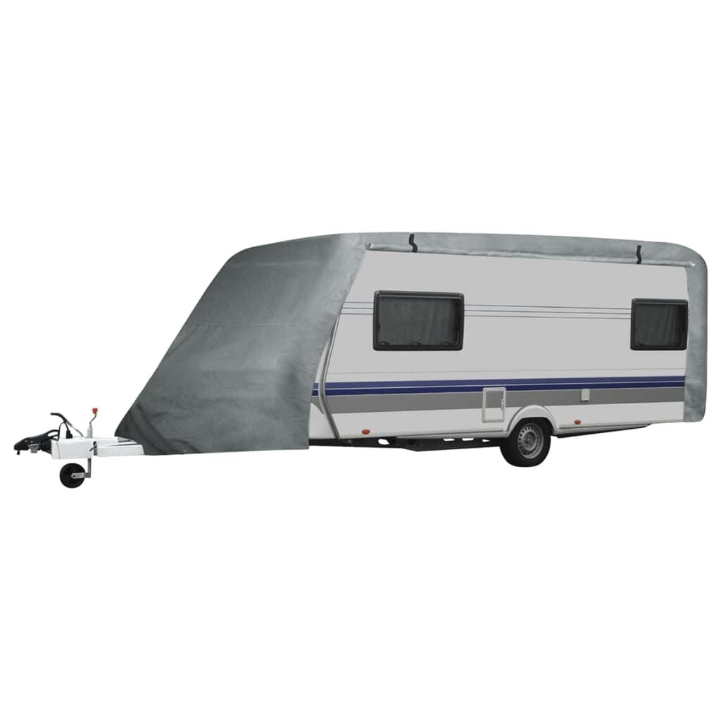 vidaXL Caravanhoes S Grijs - 53% Korting!