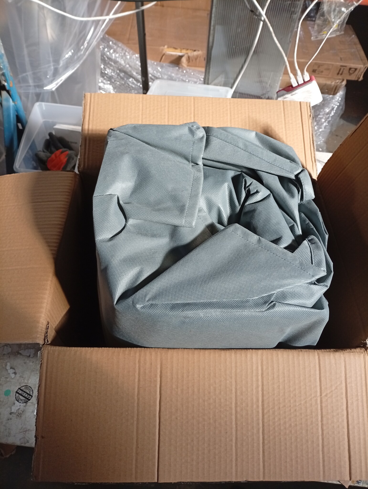 vidaXL Caravanhoes S Grijs - 53% Korting!