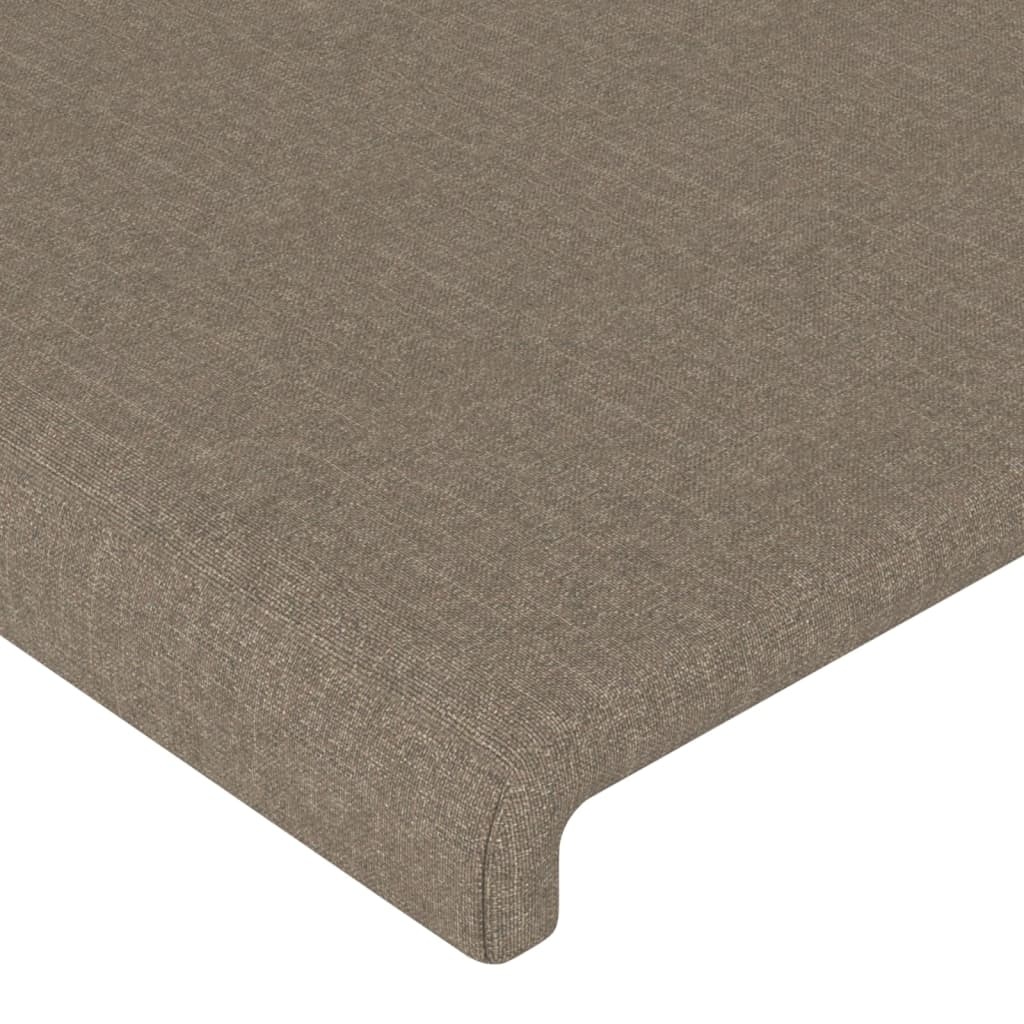 vidaXL Hoofdbord Taupe Stof - 52% Korting!