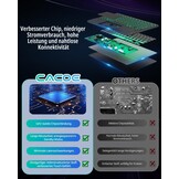 CACOE Toetsenbordhoes Lenovo Idea Tab 11" QWERTZ met Touchpad & 7-Kleurige Verlichting - Zwart (38% Korting)