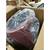 Schelp Fauteuil Velvet Roze met Gouden Poten - 39% Korting