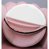 Schelp Fauteuil Velvet Roze met Gouden Poten - 39% Korting