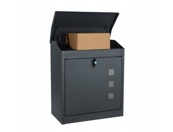 Pakketbrievenbus Antraciet (43x24x52cm) - 38% Korting!