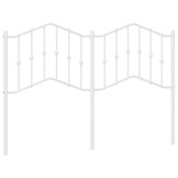 vidaXL Hoofdbord Metaal Wit 140 cm - 29% Korting