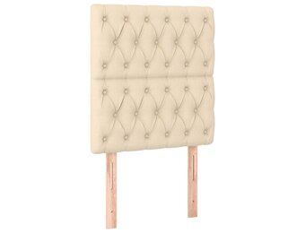 vidaXL Hoofdborden 2 st. crèmekleurig - 32% Korting!