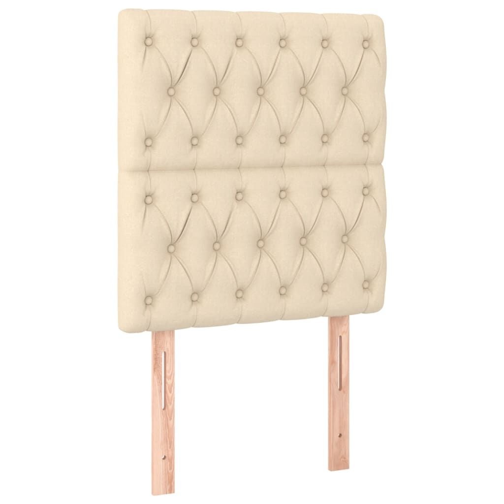 vidaXL Hoofdborden 2 st. crèmekleurig - 32% Korting!