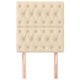 vidaXL Hoofdborden 2 st. crèmekleurig - 32% Korting!