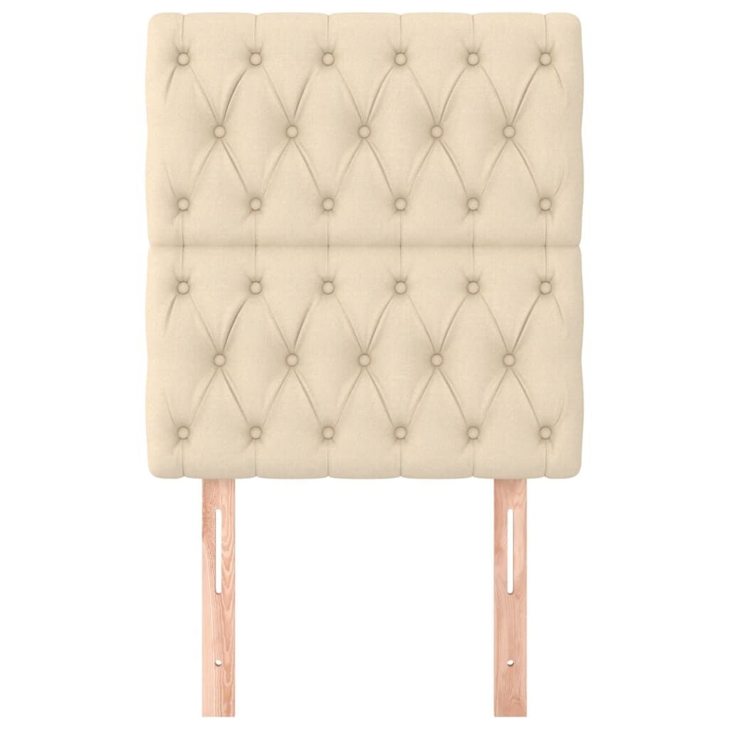 vidaXL Hoofdborden 2 st. crèmekleurig - 32% Korting!