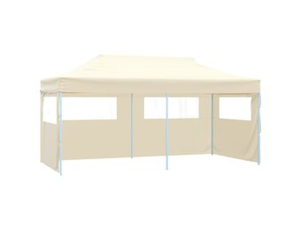 vidaXL Partytent Pop-up 3x6m Crème - 34% Korting!