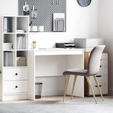 VidaXL Bureau Wit 90x50cm - 51% Korting!