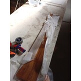 VidaXL Tafelblad Mangohout (120x20cm) - 56% Korting!