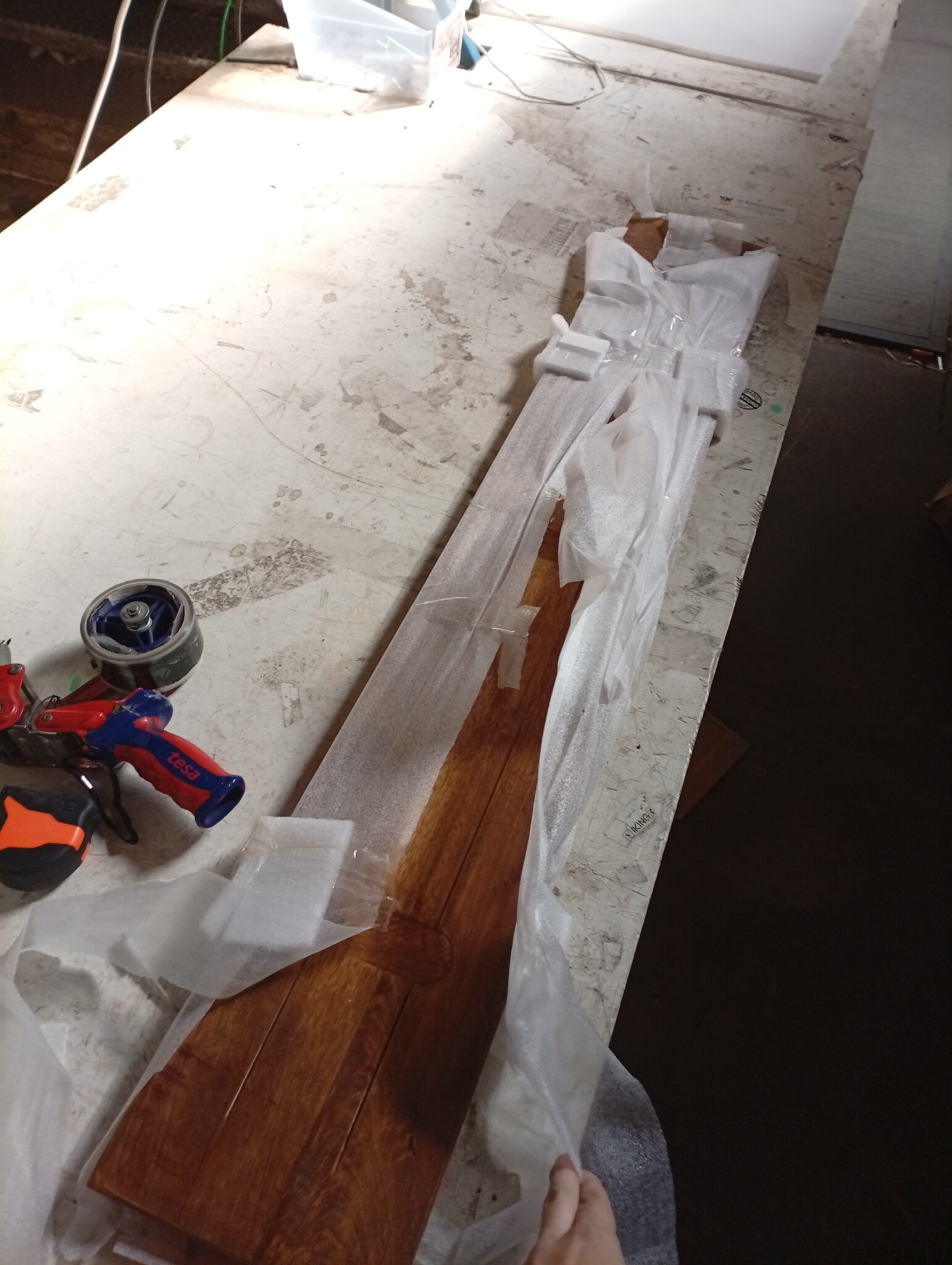 VidaXL Tafelblad Mangohout (120x20cm) - 56% Korting!