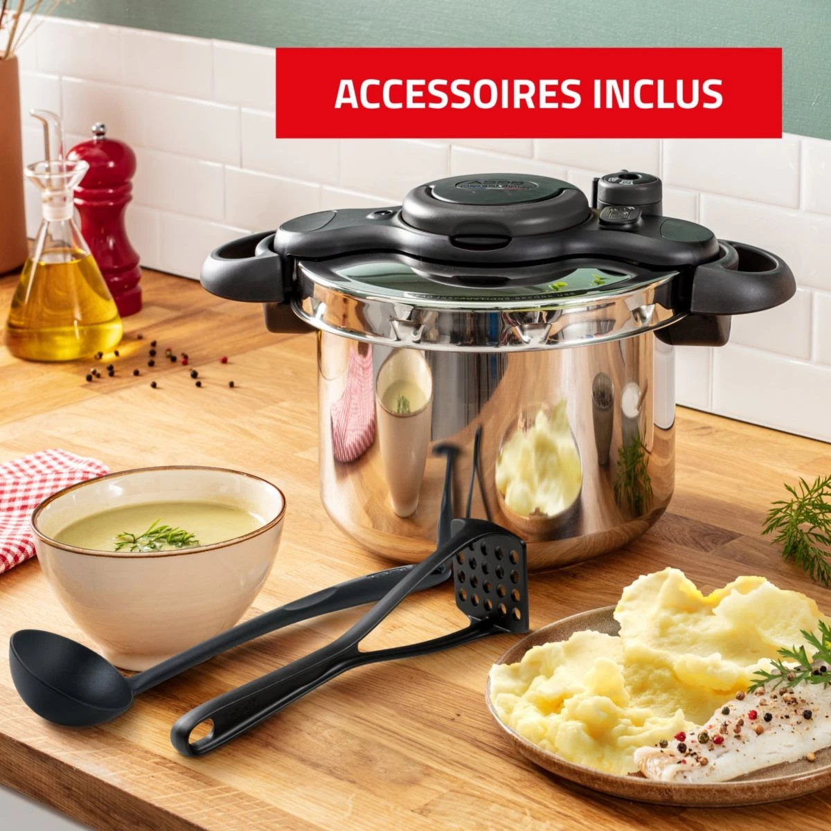 Tefal Autocuiseur ClipsoMinut Daily 7.5L - 36% Korting
