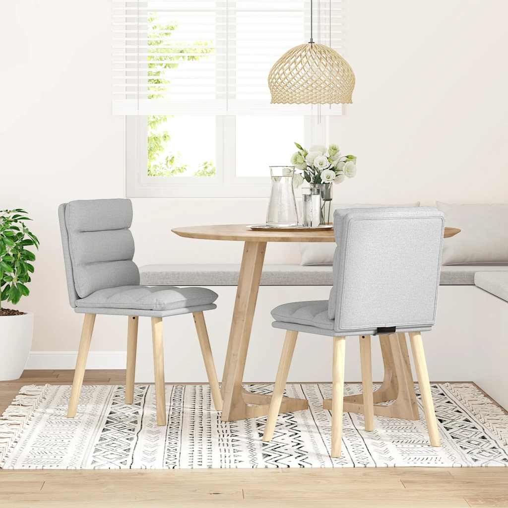 vidaXL Eetkamerstoelen 2x Wolk Grijs - 33% Korting!