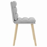 vidaXL Eetkamerstoelen 2x Wolk Grijs - 33% Korting!