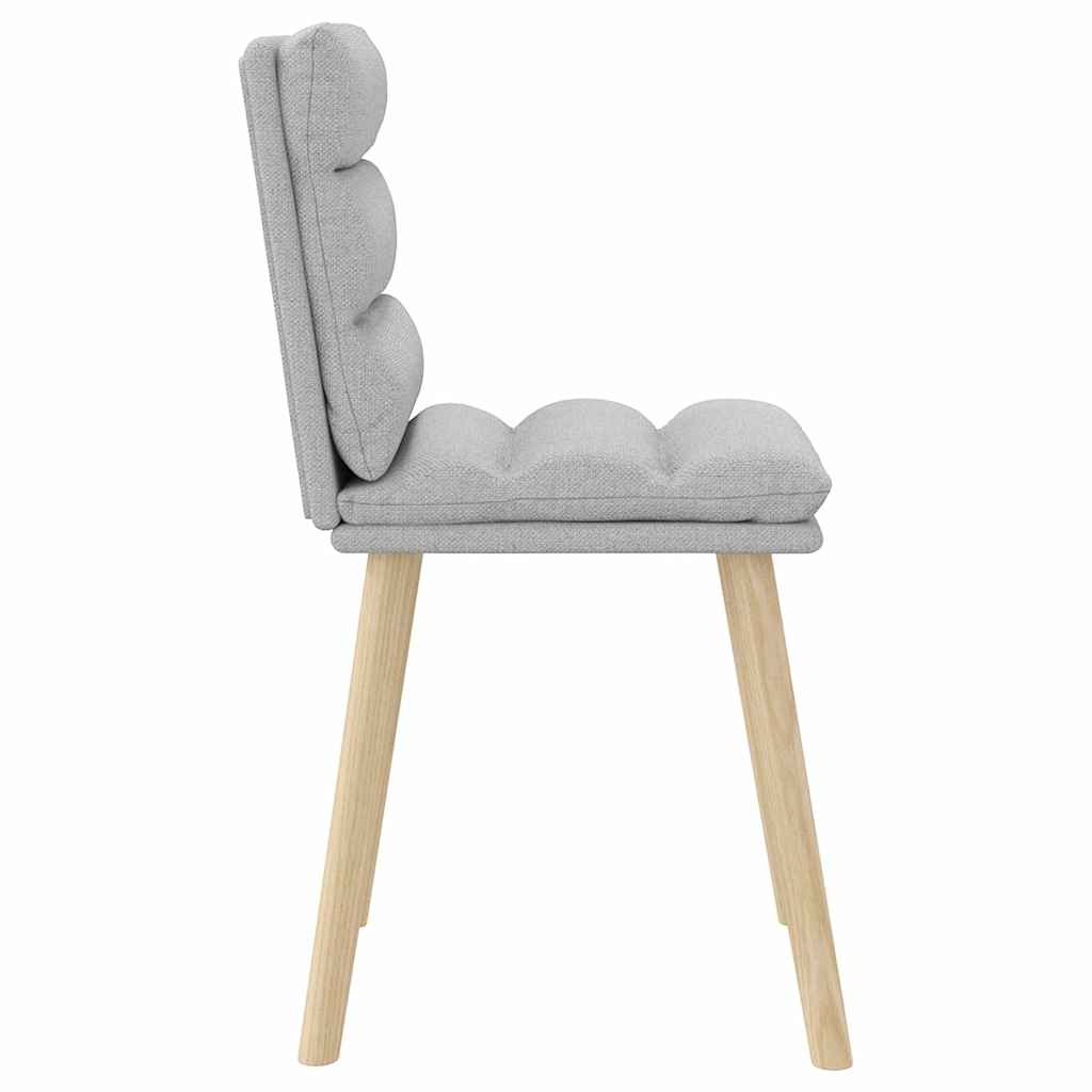 vidaXL Eetkamerstoelen 2x Wolk Grijs - 33% Korting!