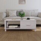 vidaXL Salontafel HAMAR Grenenhout Wit - 27% Korting